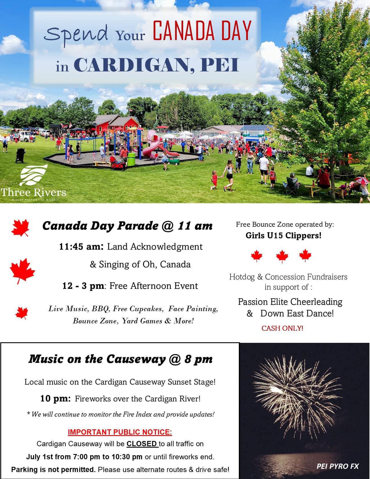 Canada Day events in Cardigan, PEI